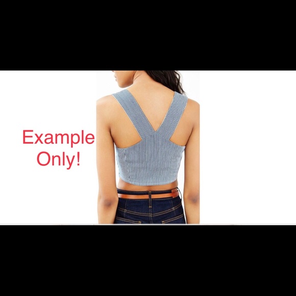 Lucca Couture Structured Crop Top - Picture 4 of 4